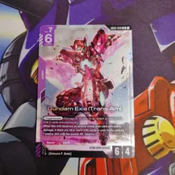 Gundam Exia (Trans-Am)Gundam Card Game . Steel Requiem Legend Rare GD03-049 - Image 1