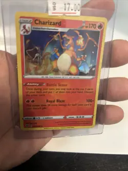 Charizard 025/185 Cracked Ice Holo Pokemon 2020 Vivid Voltage Deck Exclusive NM - Image 1