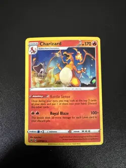 Charizard - 025/185 - Cracked Ice Holo - Vivid Voltage Theme Deck NM - Image 2