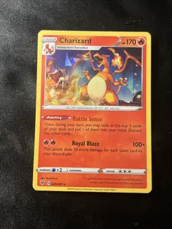 Charizard 025/185 Cracked Ice Holo Pokemon 2020 Vivid Voltage Deck Exclusive NM - Image 1