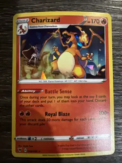 Charizard 025/185 Cracked Ice Holo Deck Exclusive Pokemon Vivid Voltage NM - Image 1