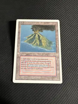 Magic The Gathering MTG Volcanic Island (Revised) (LP) - Image 1