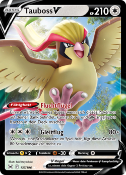 Pokemon Tauboss V Verlorener Ursprung 137/196 - Image 1