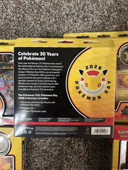 Pokemon Day 30th Anniversary 2026 Pikachu Box New Sealed Phantasmal Flame - Image 3