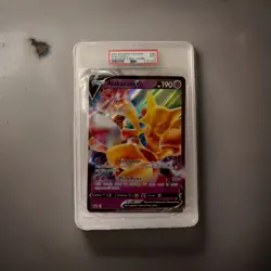 Alakazam V SWSH083 PSA 9 OC | 2021 Pokemon Black Star Promo | Mint | Off-Centre - Image 1