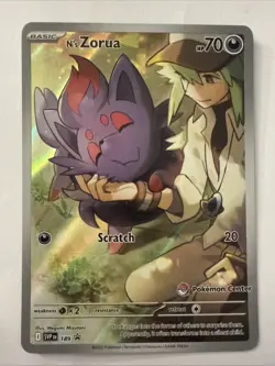 N's Zorua - 189 (Pokemon Center Exclusive) 189 Sv: Scarlet & Violet Promo Holo - Image 1