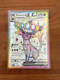 Espeon EX 175 Black Star Promo Prismatic Evolutions Pokemon 2025 - Image 1