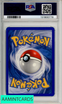 2004 POKEMON EX TEAM MAGMA VS TEAM AQUA RAIKOU EX-HOLO #92 PSA 7 NM - Image 2