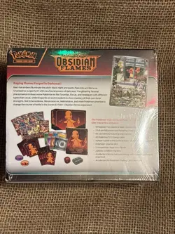 Pokemon TCG Scarlet & Violet Obsidian Flames Factory Sealed Elite Trainer Box - Image 2