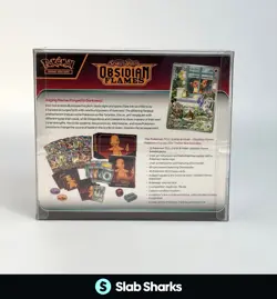 POKEMON CENTER TCG SCARLET & VIOLET OBSIDIAN FLAMES SEALED ELITE TRAINER BOX - Image 2