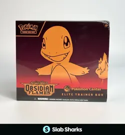 POKEMON CENTER TCG SCARLET & VIOLET OBSIDIAN FLAMES SEALED ELITE TRAINER BOX - Image 1