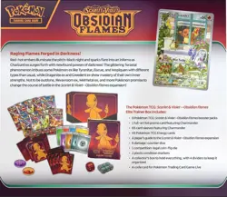 Pokemon TCG Scarlet & Violet Obsidian Flames Elite Trainer Box ETB Sealed - Image 4
