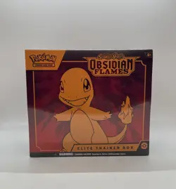 Pokemon TCG Scarlet & Violet Obsidian Flames Factory Sealed Elite Trainer Box - Image 1