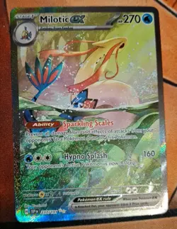 Pokemon TCG Milotic EX Special Illustration Rare Card 237/191 Sir Surging Sparks - Image 1