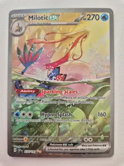 Pokemon TCG Milotic EX Special Illustration Rare Card 237/191 Sir Surging Sparks - Image 1