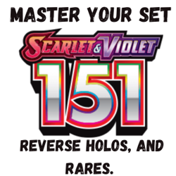Pokemon TCG Scarlet Violet 151 Holo rares and Reverse Holos Master your set. - Image 1