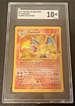 Charizard 🔥 SGC 10 🔥 2021 Pokemon Celebrations: Classic Collection Holo #4 - Image 2
