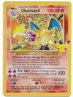 2021 CELEBRATIONS CHARIZARD HOLO #4 POKEMON TCG CLASSIC COLLECTION RARE MINT - Image 1