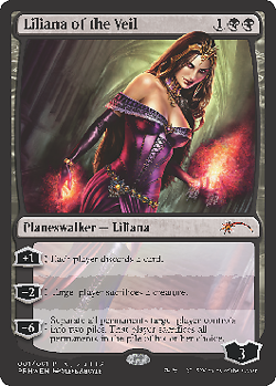 Magic MTG - Liliana of the Veil - Promos DCI - EXC - EN - FOIL - Image 1
