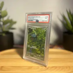 Bulbasaur Illustration Rare Scarlet & Violet 151 Pokemon Card 166/165 PSA 9 Mint - Image 3