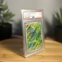 Bulbasaur Illustration Rare Scarlet & Violet 151 Pokemon Card 166/165 PSA 9 Mint - Image 4
