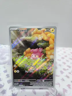 Pokemon TCG - Pawmi 226/091 - Paldean Fates - Illustration Rare - NM/M - Image 1