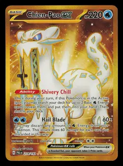Chien-Pao ex - 274/193 - SV02: Paldea Evolved Gold Holo Pokemon NM - Image 1