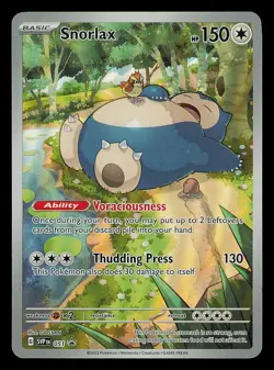 Pokemon Pokemon TCG Snorlax 051 Sv: Scarlet & Violet Black Star Promo Holo Card - Image 1