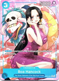 Boa Hancock (Alternate Art) R Carrying On His Will OP13-051 NM - Image 1