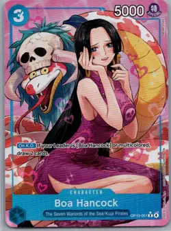 Boa Hancock (Alternate Art) R Carrying On His Will OP13-051 NM - Image 1