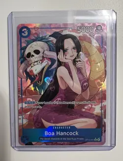 One Piece CCG Boa Hancock Alternate Art OP13-051 English Carrying On His Will NM - Image 1
