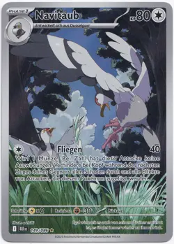 Pokemon Navitaub Illustration Rare Schwarze Blitze 149/086 NM Deutsch - Image 1