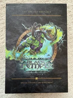 World of Warcraft WoW TCG Black Temple Raid Deck Missing 1 Deck - Image 1