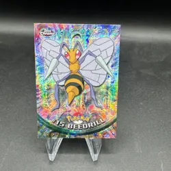 2000 TOPPS CHROME POKEMON T.V. TEKNO #15 BEEDRILL - Image 3