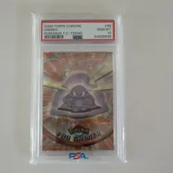 Pokemon 2000 Topps Chrome T.V. Tekno #88 Grimer PSA 10 Gem Mint Trading Card - Image 1