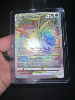 Serperior Vstar - 196/195 Silver Tempest SECRET RARE RAINBOW Pokemon - NM - Image 1