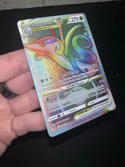 Serperior Vstar - 196/195 Silver Tempest SECRET RARE RAINBOW Pokemon - NM - Image 3