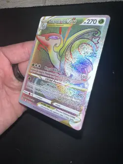 Serperior Vstar - 196/195 Silver Tempest SECRET RARE RAINBOW Pokemon - NM - Image 4
