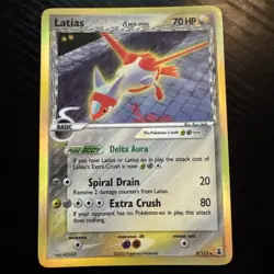 Pokemon TCG Latias EX Delta Species Holo Rare Card 8/113 - Image 1