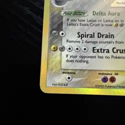 Pokemon TCG Latias EX Delta Species Holo Rare Card 8/113 - Image 3