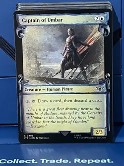 MTG Lord of the Rings Captain of Umbar (Showcase Scrolls) Foil - Image 1