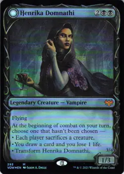 MTG Henrika Domnathi (Showcase) (293) | NM Foil | Innistrad: Crimson Vow {VOW} - Image 2