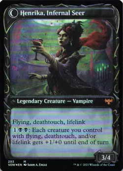 MTG Henrika Domnathi (Showcase) (293) | NM Foil | Innistrad: Crimson Vow {VOW} - Image 3