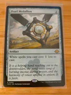 MTG Pearl Medallion 0294 Modern Horizons 3 M/NM Free UK P&P - Image 1