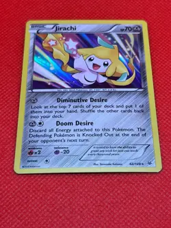 Pokemon Tcg Jirachi 42/108 Holo Rare Roaring Skies - Image 2
