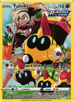 Pokemon TCG Falinks Sword & Shield Astral Radiance TG07/TG30 Holo Rare NM - Image 1