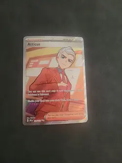 Pokemon TCG Atticus 134/131 S&V Prismatic Evolutions Ultra Rare Full Art Holo NM - Image 1