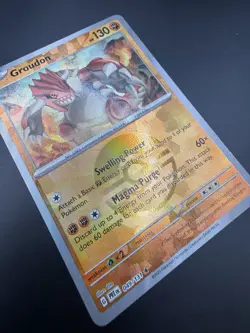 Groudon 049/131 - Pokeball Reverse Holo - Prismatic Evolutions Pokemon Card NM - Image 3