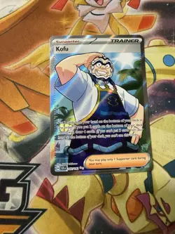 Kofu - 165/142 - Pokemon Stellar Crown Full Art Ultra Rare NM - Image 1