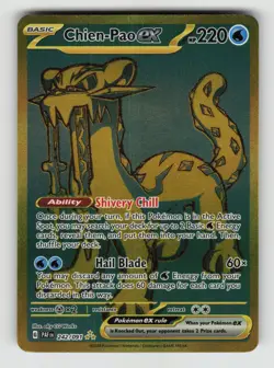 Pokemon - Chien-Pao ex - 242/091 SV: Paldean Fates - Hyper Rare - NM - Image 1